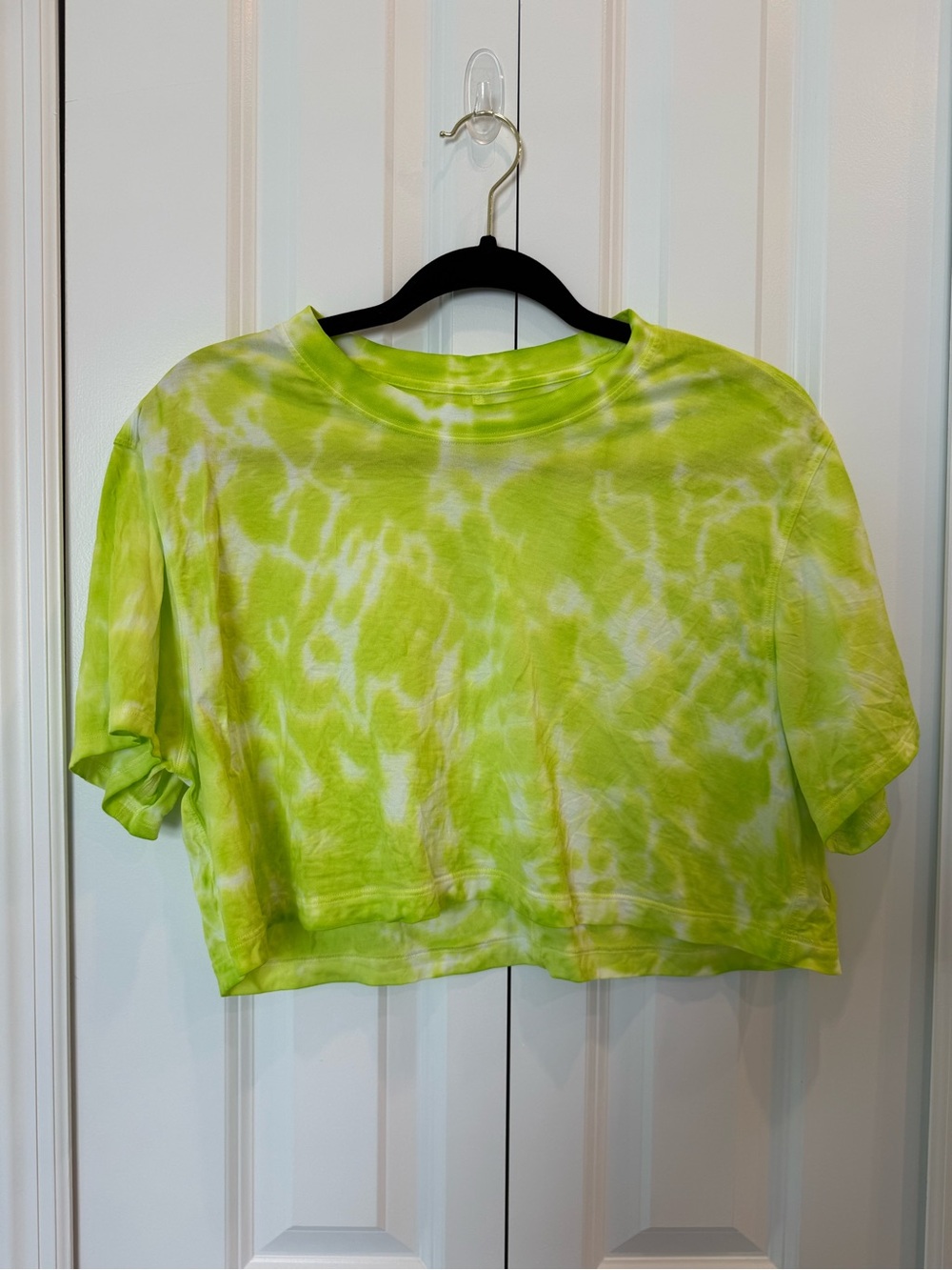 Lululemon All Yours Cropped Cotton T-Shirt *Tie Dye - Picture 5 of 7